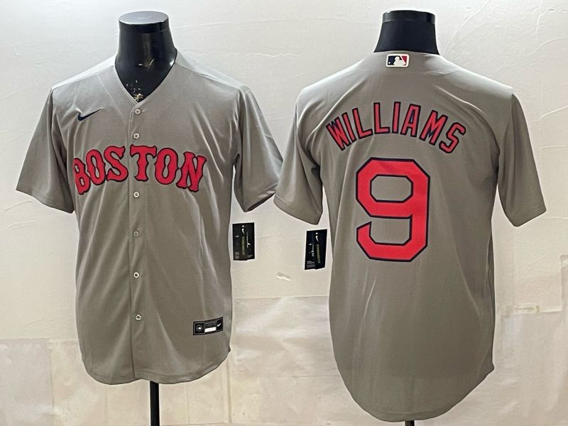Men 2026 Boston Red Sox #9 Williams Grey Game Nike MLB Jersey style 001-0